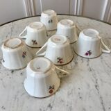 Set of 7 vintage coffee cups 50s