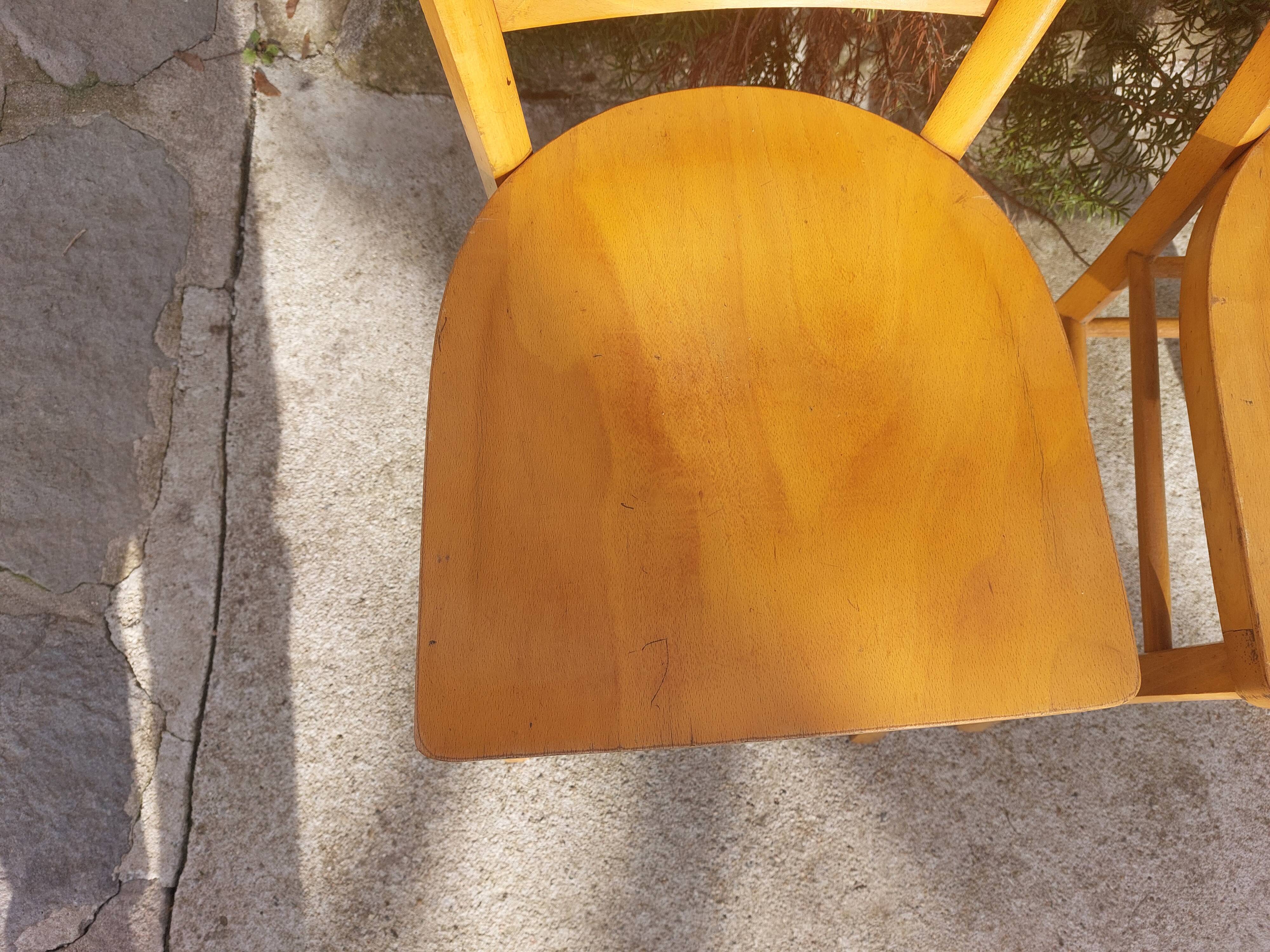 pair of Luterma style bistro chairs