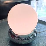 Lampara de mesa cromada