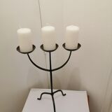 Candle holder wrought iron candle