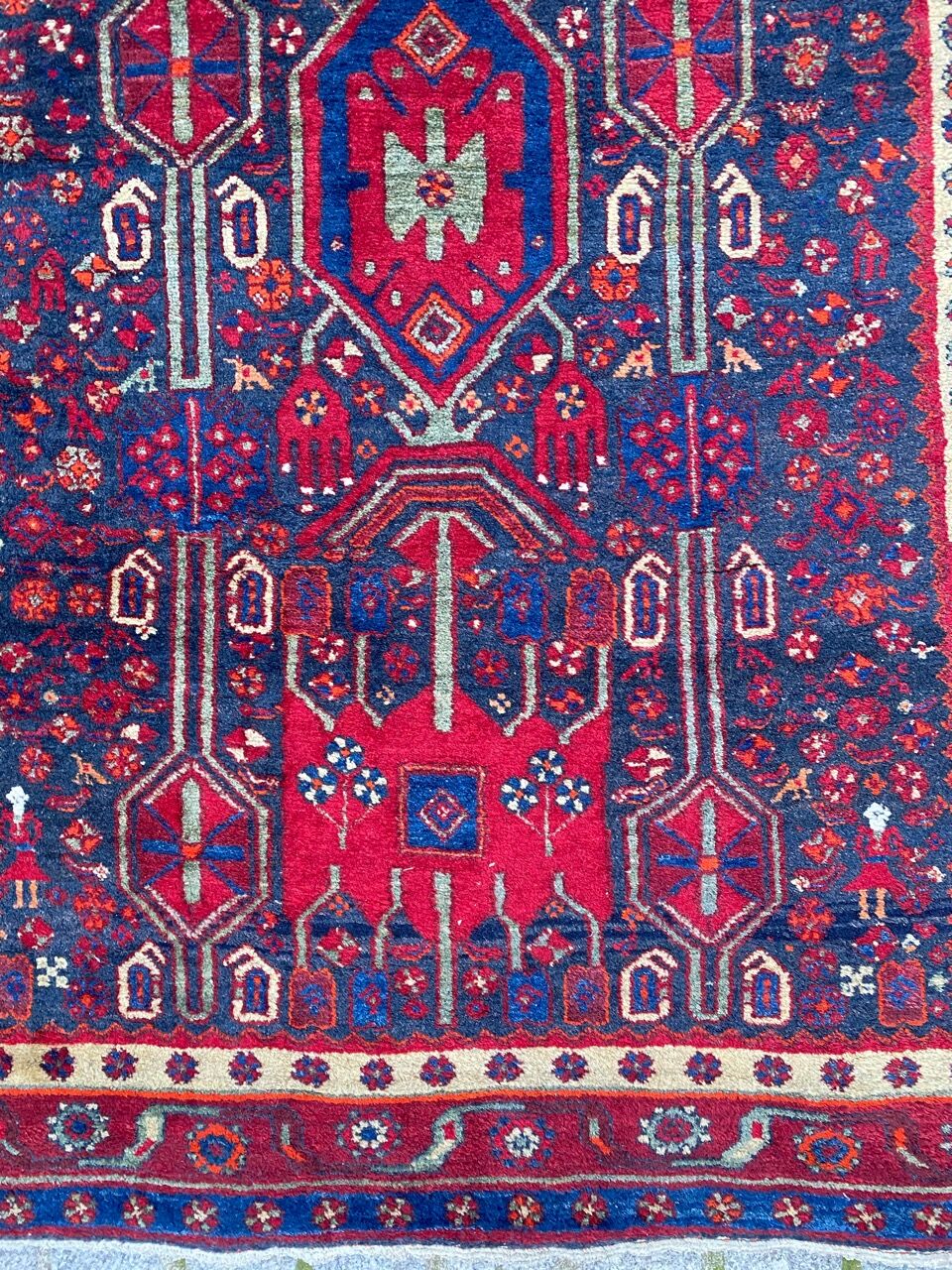 Bijar Persian carpet 136x298 cm