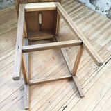 Oak workshop stool