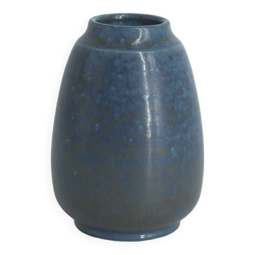 Small Mid-Century Scandinavian Modern Collection Vase in Stoneware No. 108 by Gunnar Borg for Höganäs