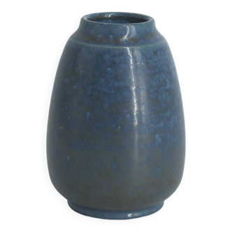 Small Mid-Century Scandinavian Modern Collectible Stoneware Vase No. 108 by Gunnar Borg for Höganäs