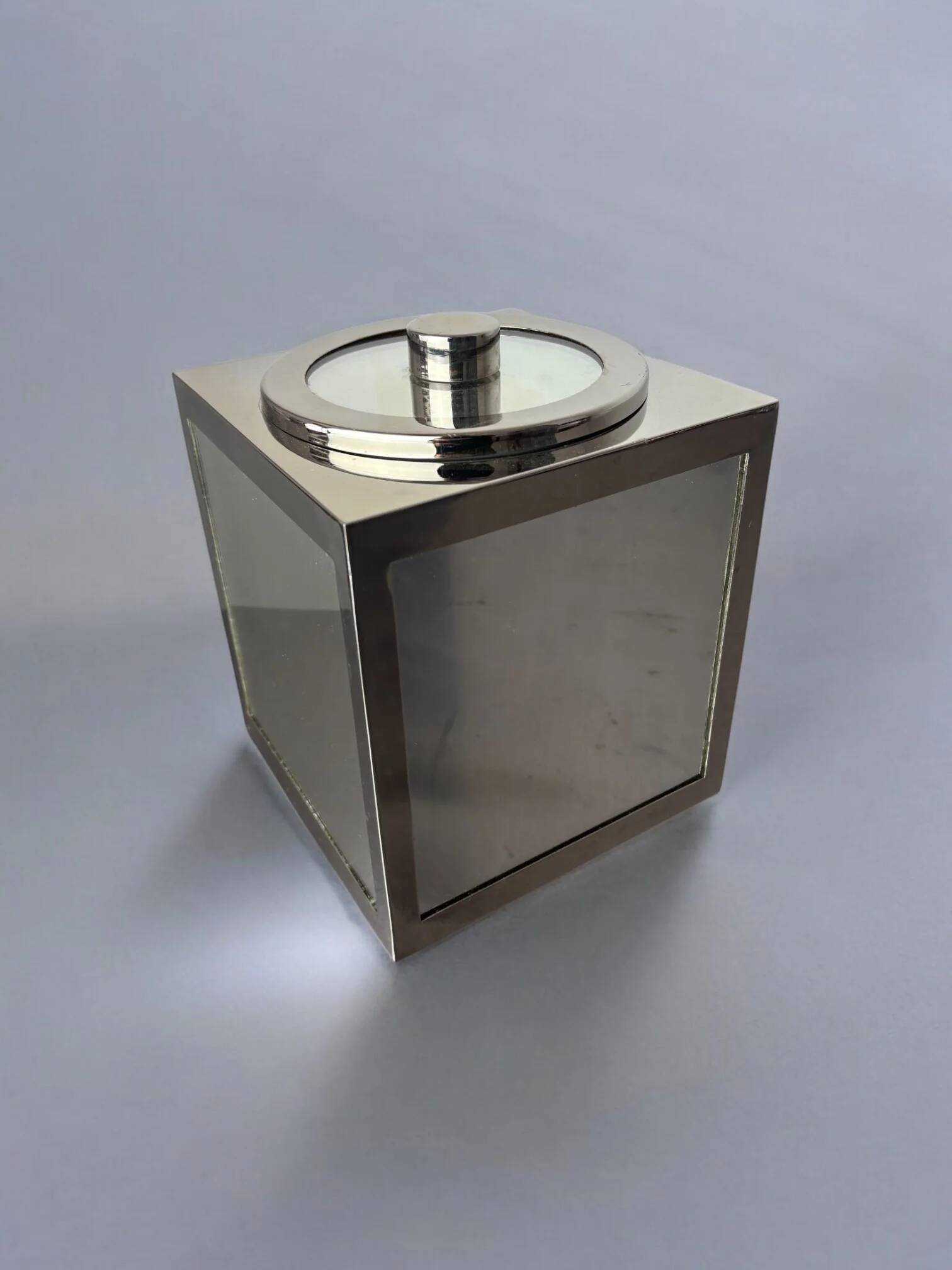 Romeo Rega mirrors ice bucket, Italy, 1970s