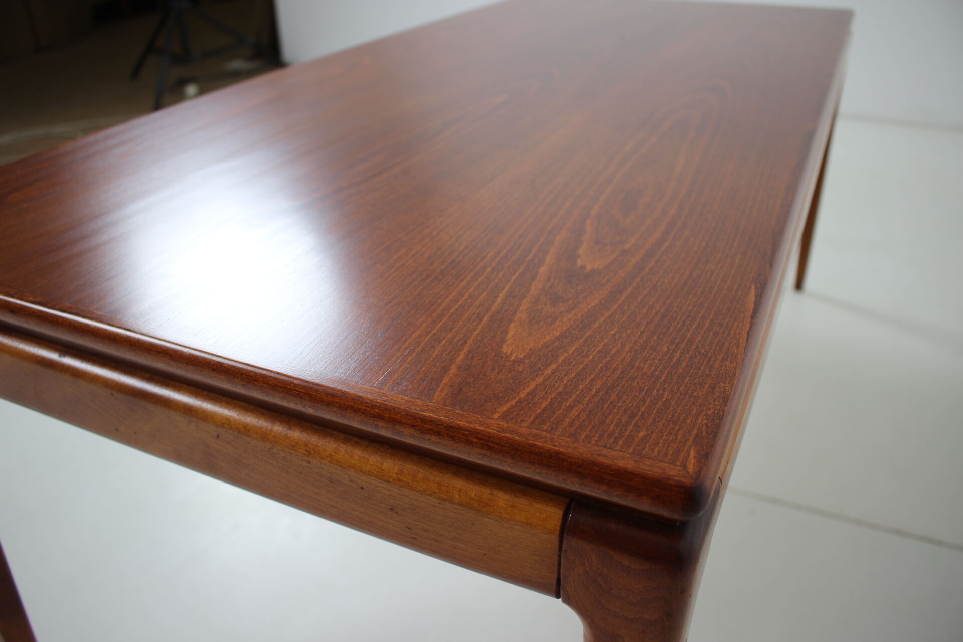 Table de conférence restaurée du milieu du siècle, années 1960
