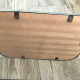 Gray-green patinated metal hat rack