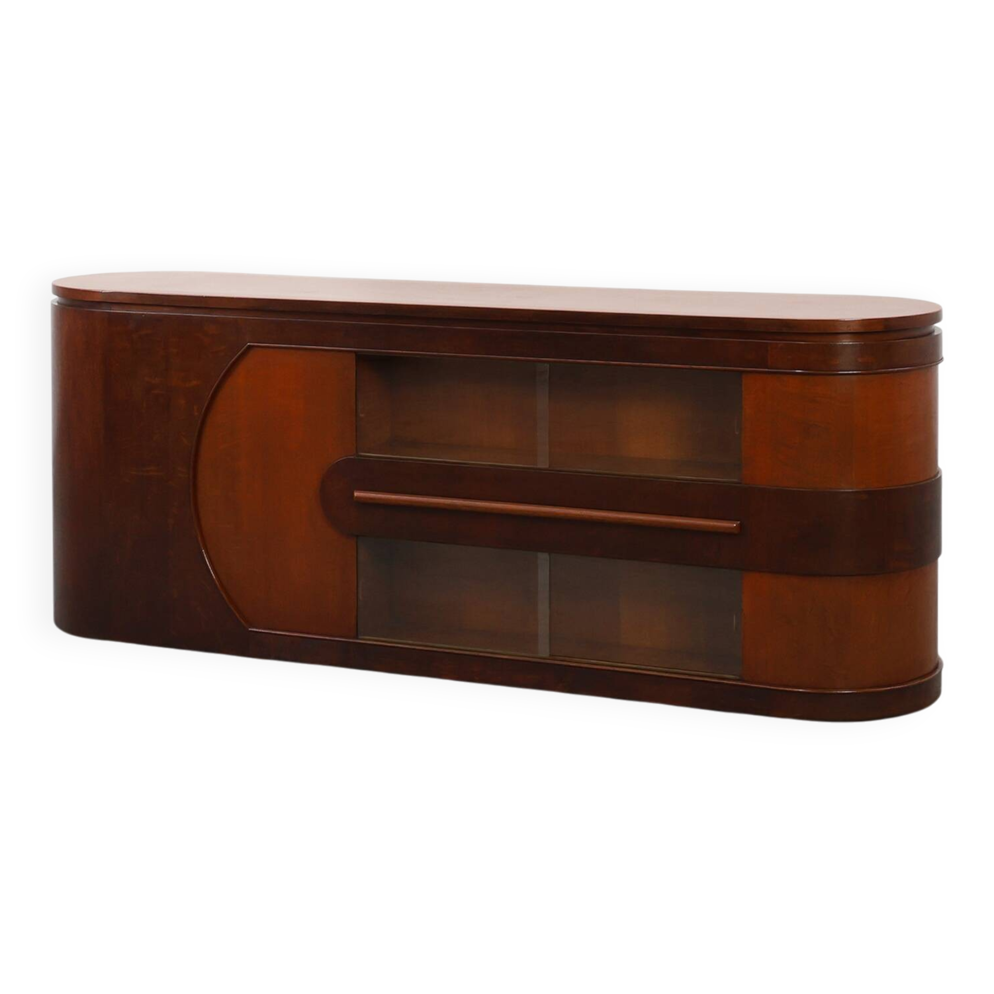 Monumental Art Deco Counter Attributed to De Coene, Belgium 1920s