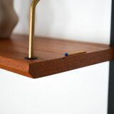 Teak modular shelving unit, Danish design, 1960s, designer: Poul Cadovius