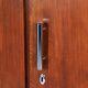 Bauhaus Wardrobe in Chromed Steel and Walnut by Slezak, Czech, 1930s