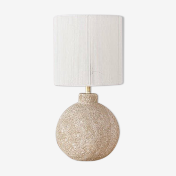 Vintage travertine lamp