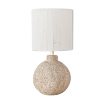 Vintage travertine lamp