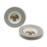 6 hollow plates Villeroy & Boch basket model
