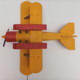 Wooden biplane seaplane