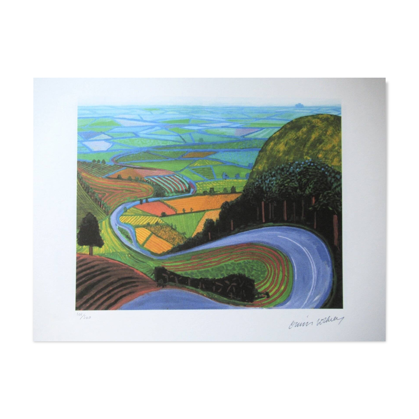 Lithograph by David Hockney