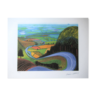 Lithograph by David Hockney