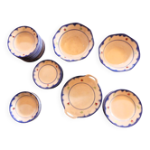 Service 53 pièces de Gien, modèle "Bagatelle" (Assiettes, plats, saladiers)