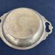 Antique chiseled brass cup - empty pocket - gold - gold color - painted birds - France