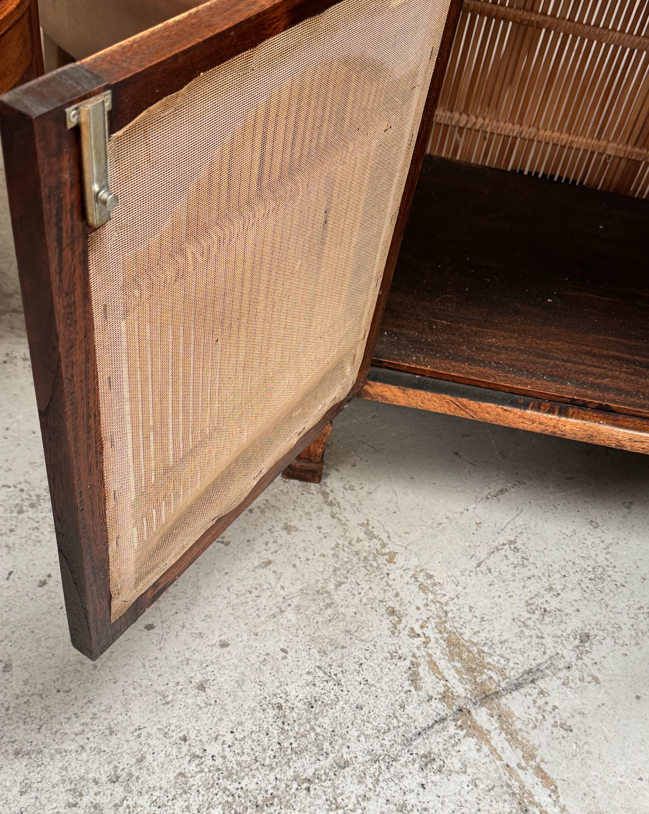 Rattan sideboard