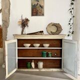 Patinated display case