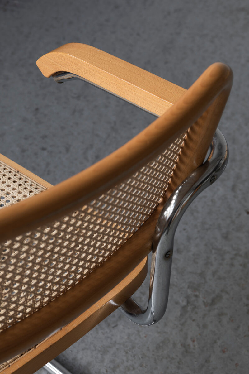 Set of 4 ‘Cesca’ dining chairs Marcel Breuer, Italy, 1970’s