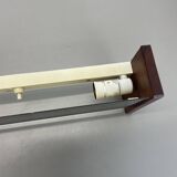 cubic Large 38cm Teak and Metal adjustable wall light element, Germany 1950s