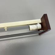 cubic Large 38cm Teak and Metal adjustable wall light element, Germany 1950s