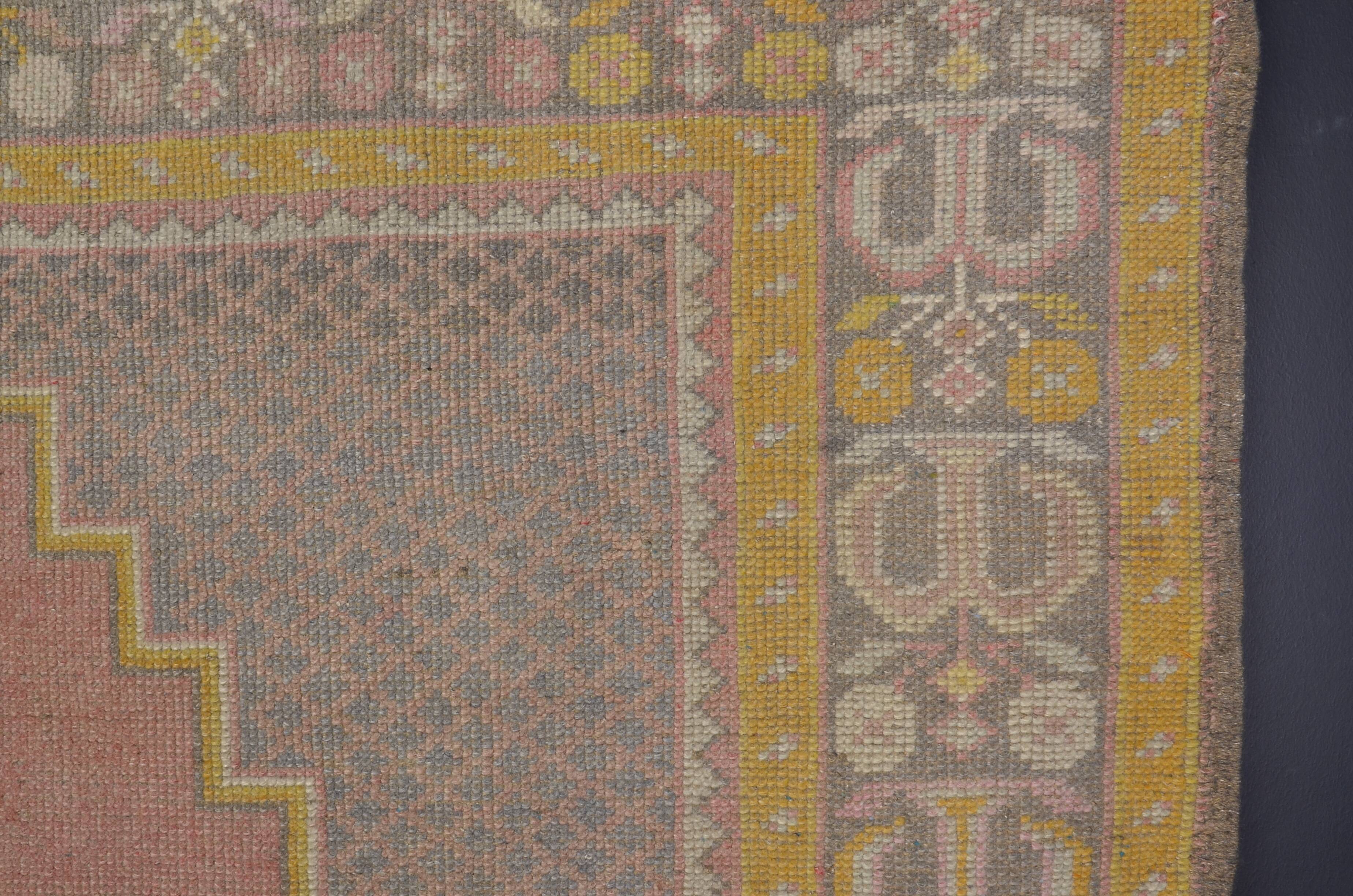 Oversize Oushak Vintage Wool Rug sku 840