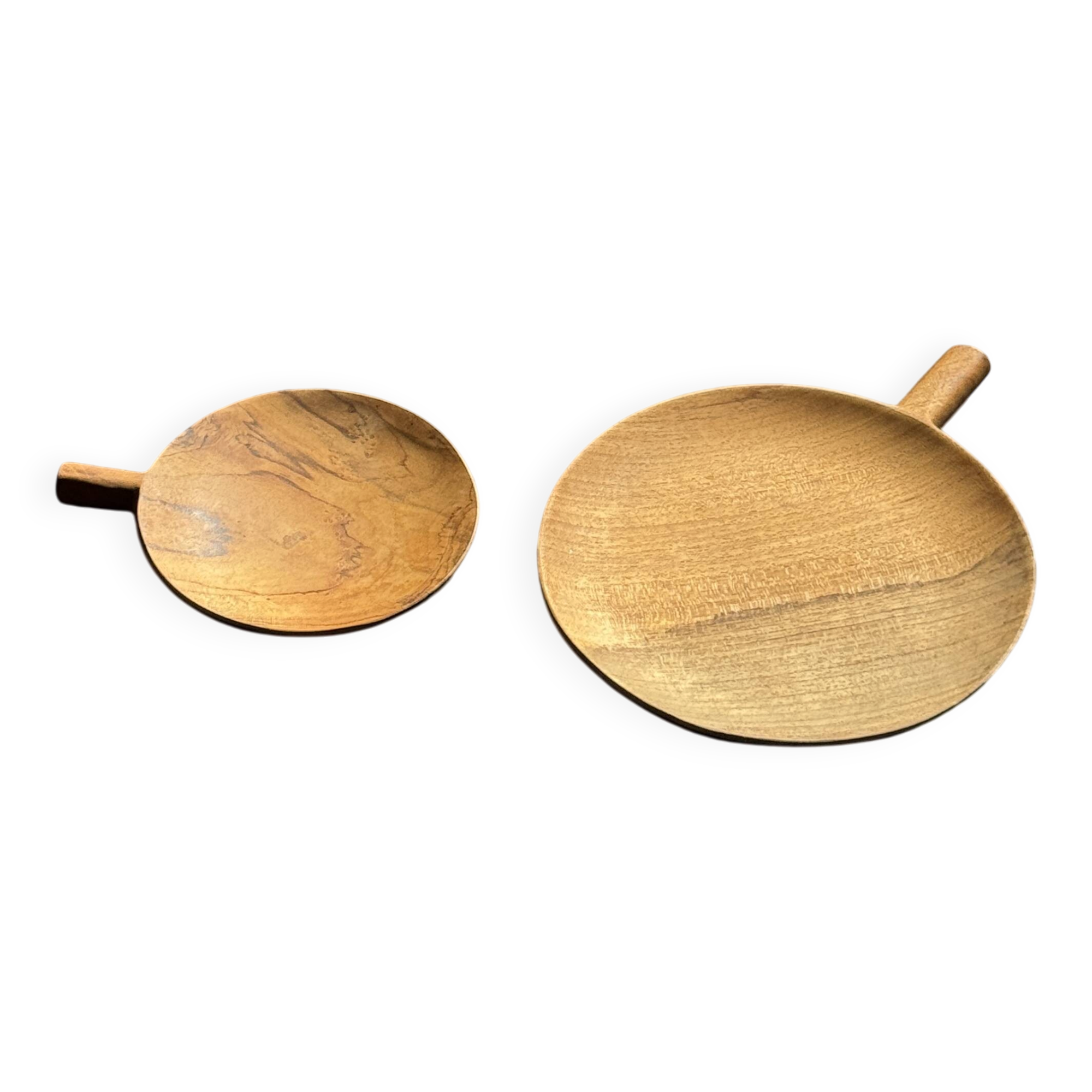 Set of 2 serving bowls in Indonesian teak D14 & D25