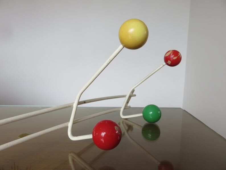 Coat door 8 patères balls color 50 60