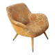 Vintage Scandinavian organic armchair 50s 60s