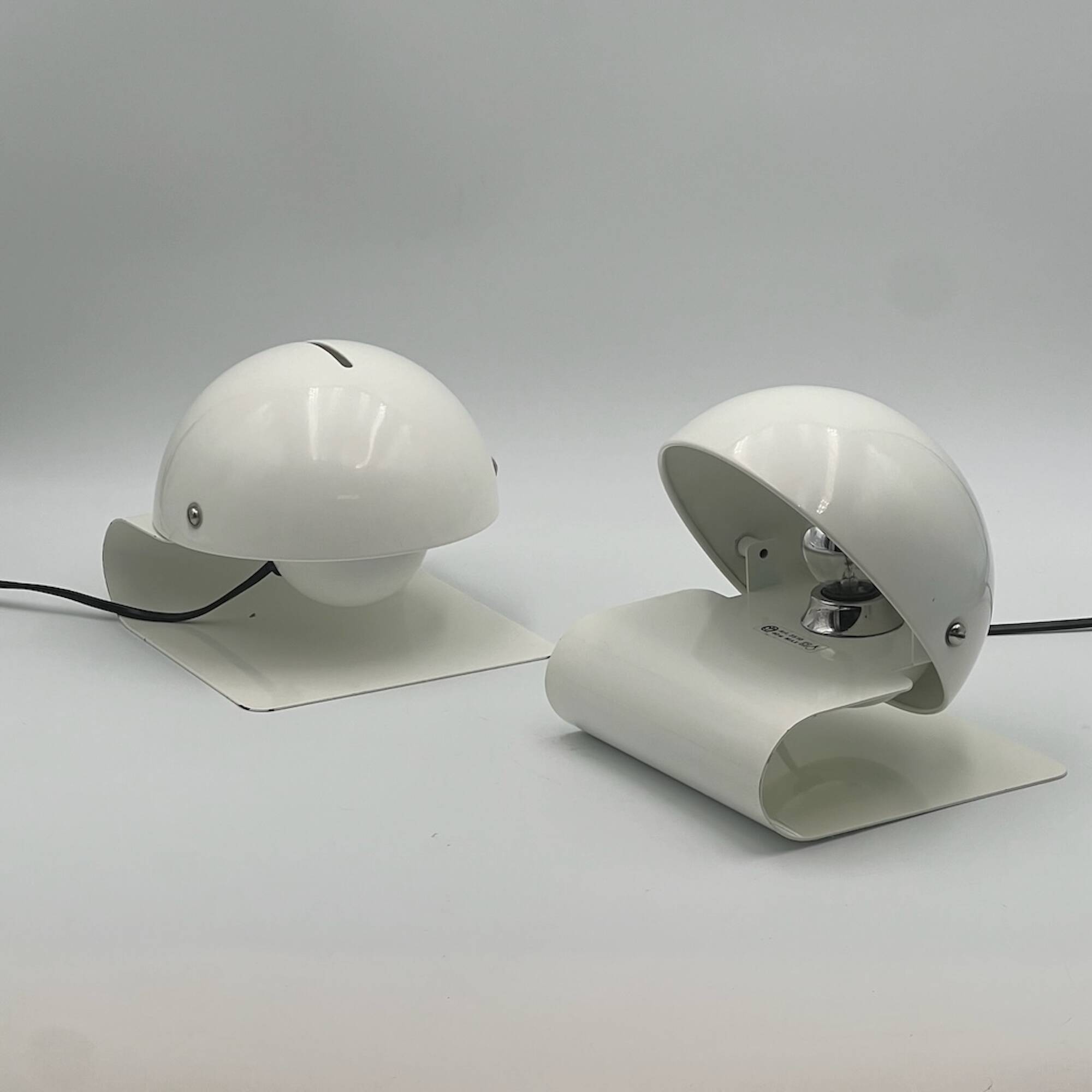 Rare Pair of Lamps 'Bugia' by Giuseppe Cormio for Harvey Guzzini, 1970s