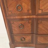 Commode de style Transition en acajou et bois de rose, XX siècle