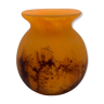 Marmorean glass vase