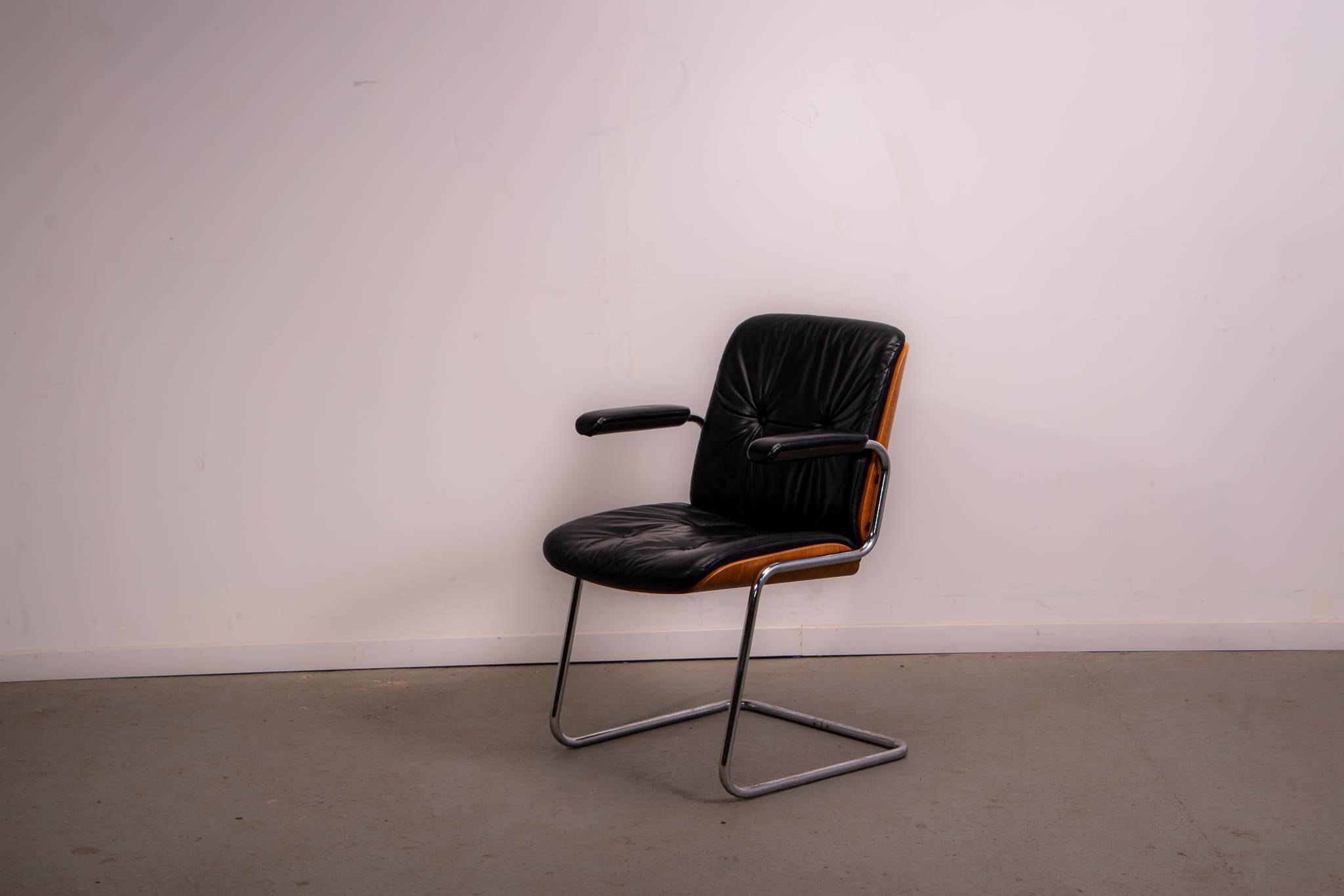 Chaise de réunion de bureau Karl Dittert pour Giroflex, vers 1986