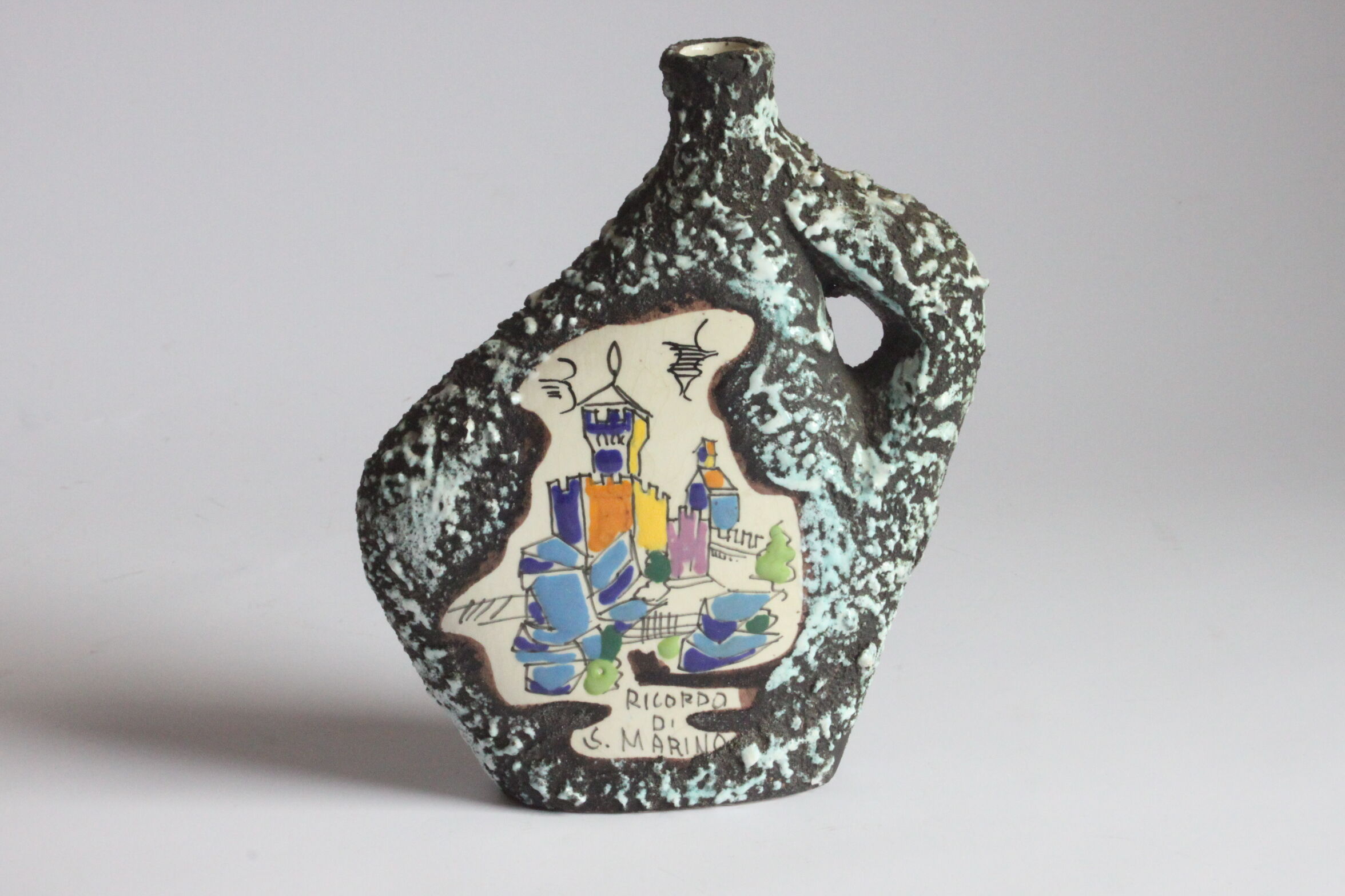 Ricordo Di San Marino Lava Vase By Marmaca 1950S