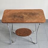 Vintage 1950s pedestal side table