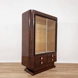 20th century Art Deco wooden display case