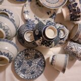 Indigo Blue Asian Small Dinnerware Set