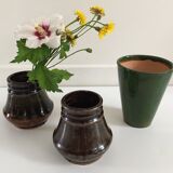 Set of 3 vintage ceramic vases