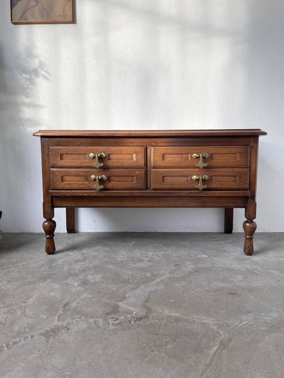 Guillerme and Chambron oak chest of drawers
