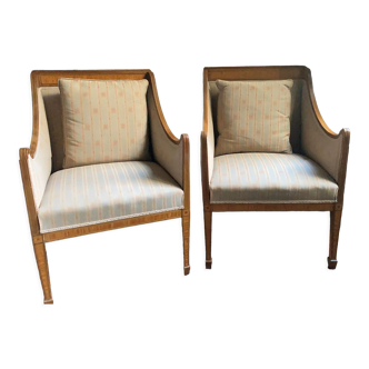 Pair of Josefinian armchairs