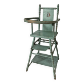 Chaise haute bébé à système