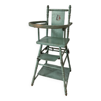 Baby high chair with system