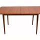 1960s extendible dining table in teakwood