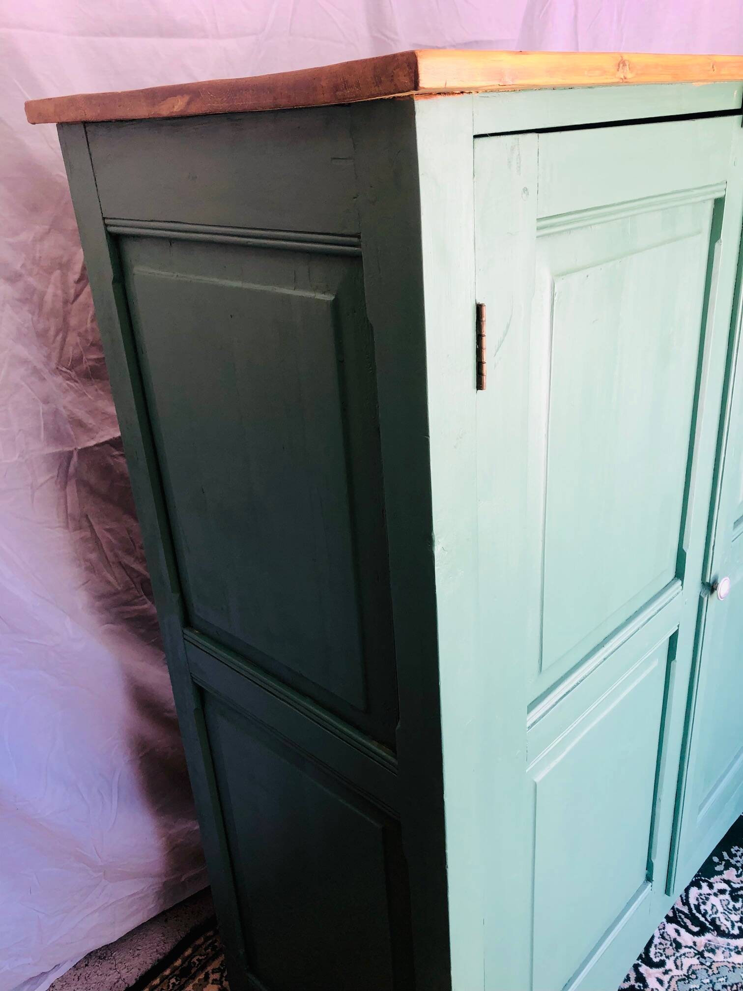 Small old country style wardrobe