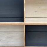 Old walnut and chestnut shelf