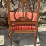 Paire de chaises de style Louis XVI époque  XIX siecle
