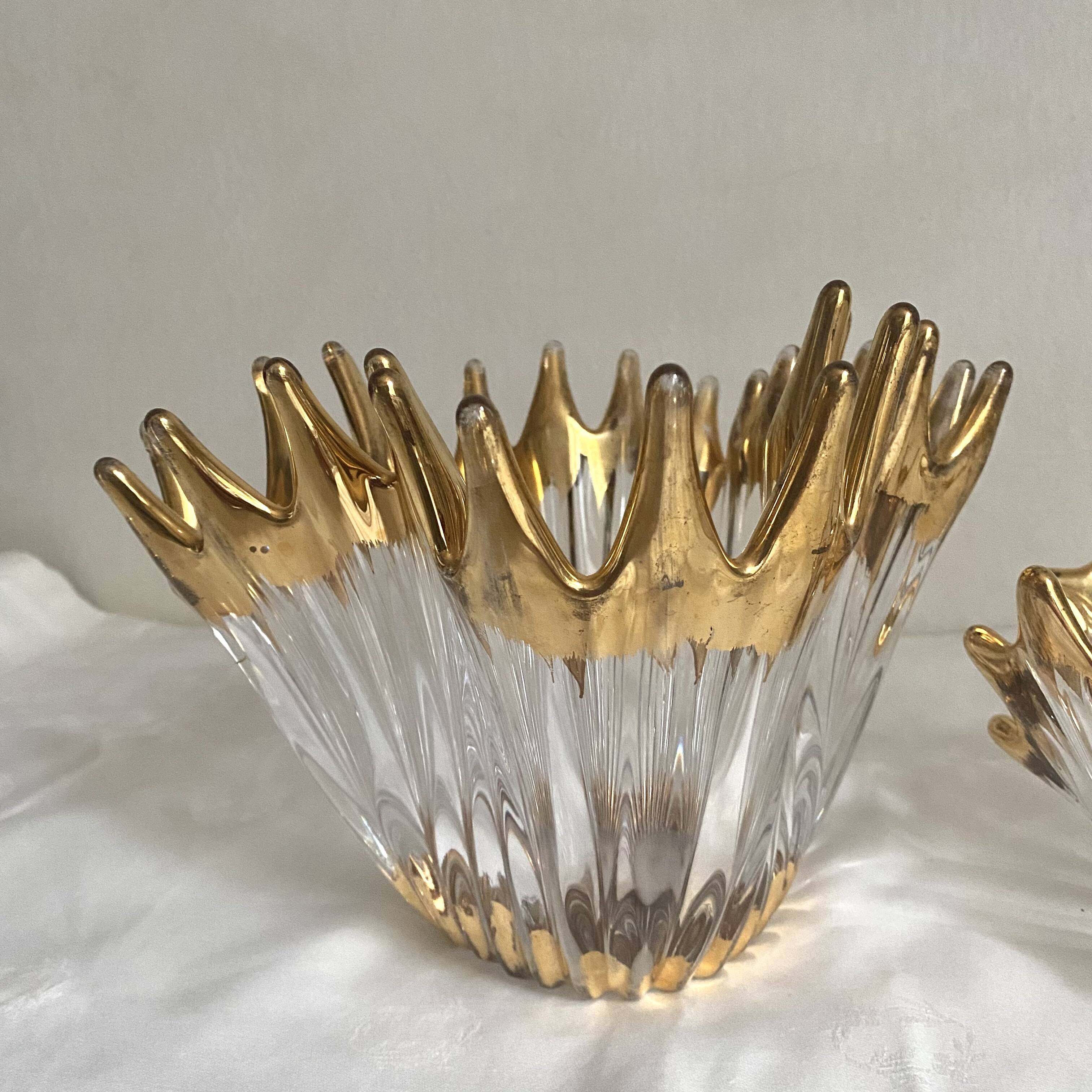 Bayel crystal cups from the 50s and 60s
