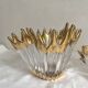Coupes en cristal de Bayel années 50-60